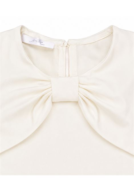 Camicia con fiocco U+E' BY MISS GRANT | UE2367NLATTE